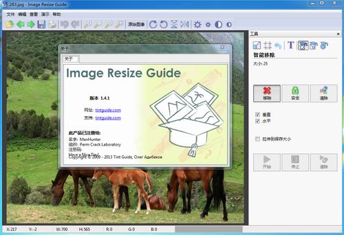 ImageResizeGuide(图片去水印软件工具)v1.4中文汉化破解注册版